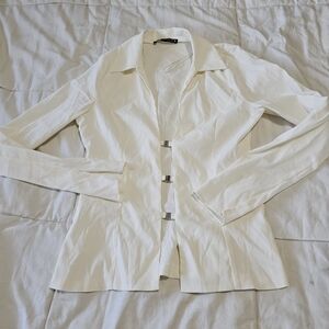 Elegant White Women's Jacket
